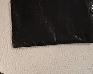 Black Snakeskin Clutch Evening Bag