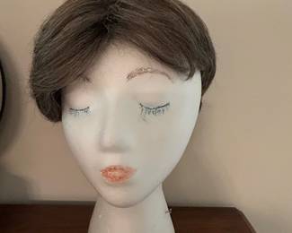 Mannequin Head with Wig