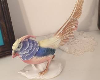 Karl Ens Porcelain Pheasant Figurine