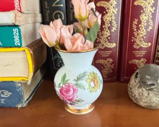 Vintage Wedgwood "Hathaway Rose" Bone China Posy Vase
