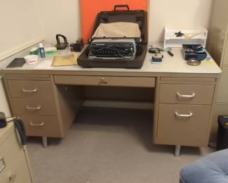 Vintage Steelcase "Tanker" Desk 
