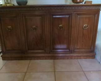 Vintage Drexel Triune Mahogany Sideboard / Buffet