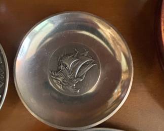 Wilton Pewter Clipper Ship Plate