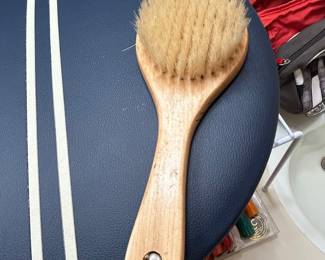 Wooden Body Brush with Natural Bristles