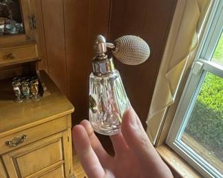 Waterford Crystal Perfume Atomizer with Bulb Sprayer