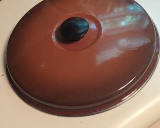 Vintage Enamelware Pot Lid