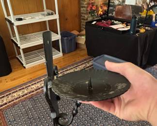 Wrought Iron Wall Sconce Candlestick Holder
