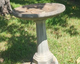 Concrete Bird Bath
