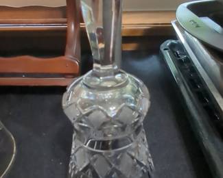 Hand Cut Lead Crystal Bell - West Germany