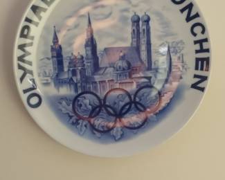 1972 Munich Olympics Commemorative Plate - Seltmann Bavaria