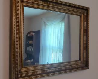 Ornate Gold Gilt Wood Frame Mirror
