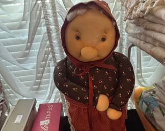 Vintage "Granny" Character Doll - Handmade Soft Sculpture