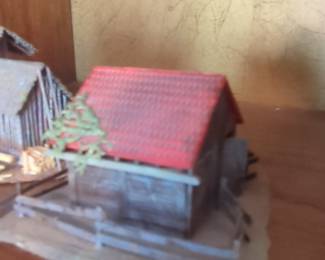 HO Scale Barn and Fencing Diorama