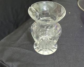 Cut Glass Bud Vase