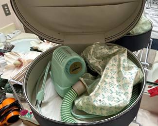 Sunbeam Lady Sunbeam Hair Dryer Set with Bonnet and Case