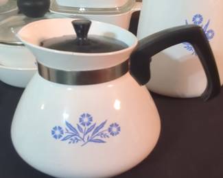 CorningWare Blue Cornflower Teapot