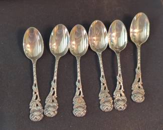 Hildesheimer Rose Silver-Plated Teaspoons Set