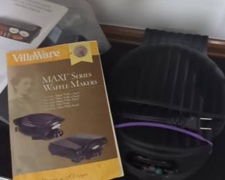 VillaWare Maxi Series Belgian Waffle Maker - Model 2003