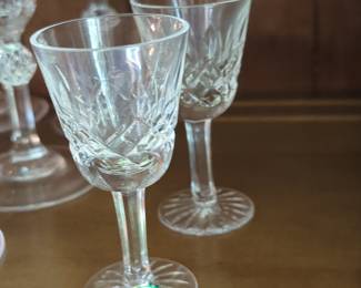 Waterford Crystal "Lismore" Pattern Cordial Glasses