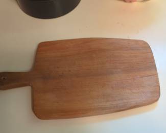 Acacia Wood Cutting Board with Handle