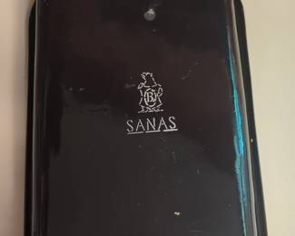 Sanas Enamel Roasting Pan with Bear and Shield Mark