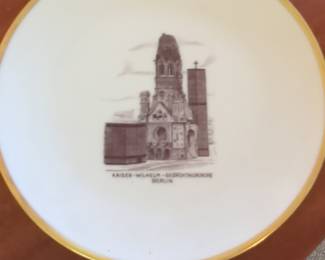 Kaiser Wilhelm Memorial Church Commemorative Plate