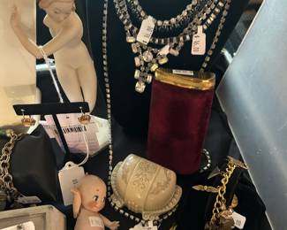 Necklaces, Charm Bracelet, Celluloid Art Deco 