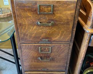 Wooden Filing Cabinet