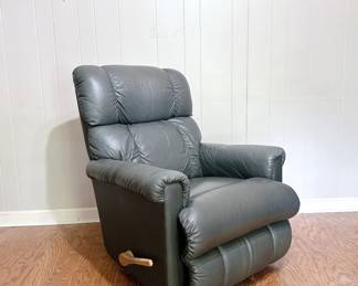 La-Z-Boy Pinnacle Leather Manual Recliner. This item is available for purchase pre-sale. It can be purchased on our website using this link: https://www.pureandsimplecarolinas.com/shop/cherryville