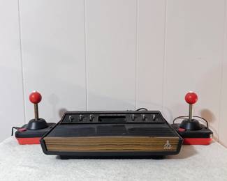 Vintage Atari 2600 VCS and joysticks