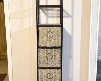 Windsor Bookcase w/ Baskets
