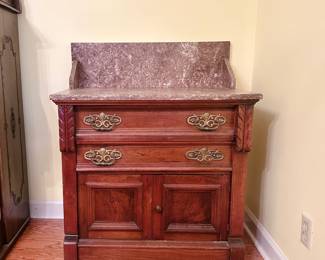 Victorian Eastlake Washstand