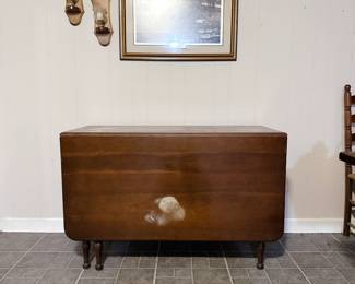 Antique Drop-Leaf Table