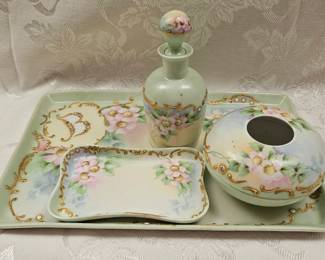 Hand Painted Dresser Accessories