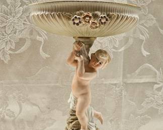 Cherub Pedestal Bowl
