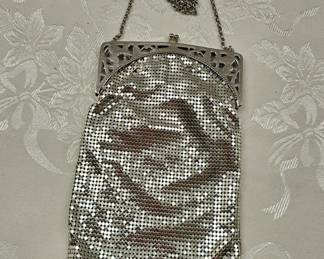 Whiting Davis Silver Mesh Purse