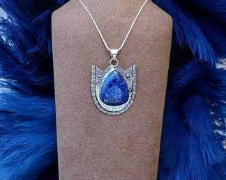 Lapis Lazuli Pendant Necklace