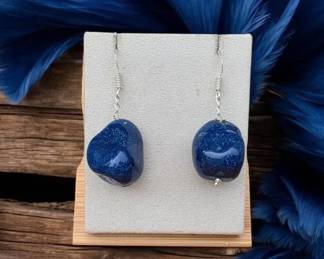 Blue Stone Earrings