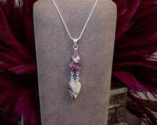 Lake Superior Long Pendant Necklace