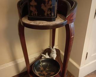 antique French planter table