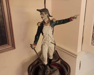 sculpture by Charles Anfrie converted to lamp