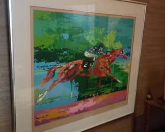 Leroy Neiman Secratariat serigraph