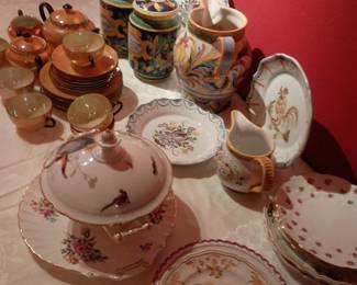 Italian and Portuguese Majolica and French faience
