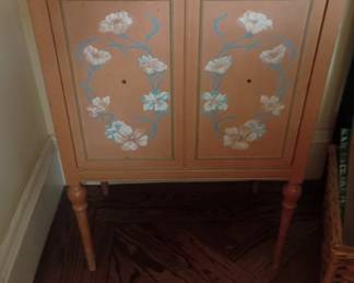handpainted sewing table
