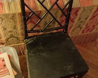 Chinese chippendale style chair