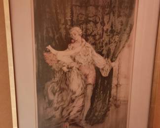 Louis Icart etching