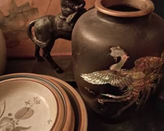 royal copenhagen dishes, Korean vase