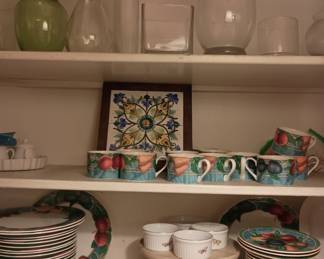 set of dishes