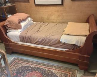 sleigh bed, French Empire style, twin