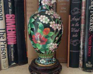 cloisonne vase